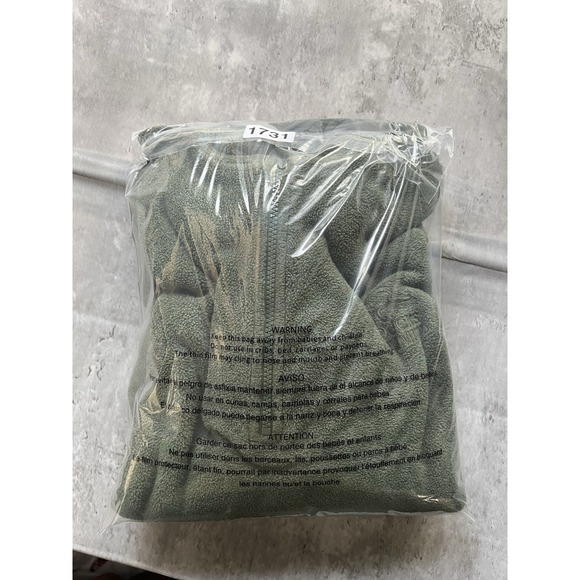 Ducks Unlimited Mens Quarter Zip Pullover Sweatshirt Olive Green L - Picture 7 of 7